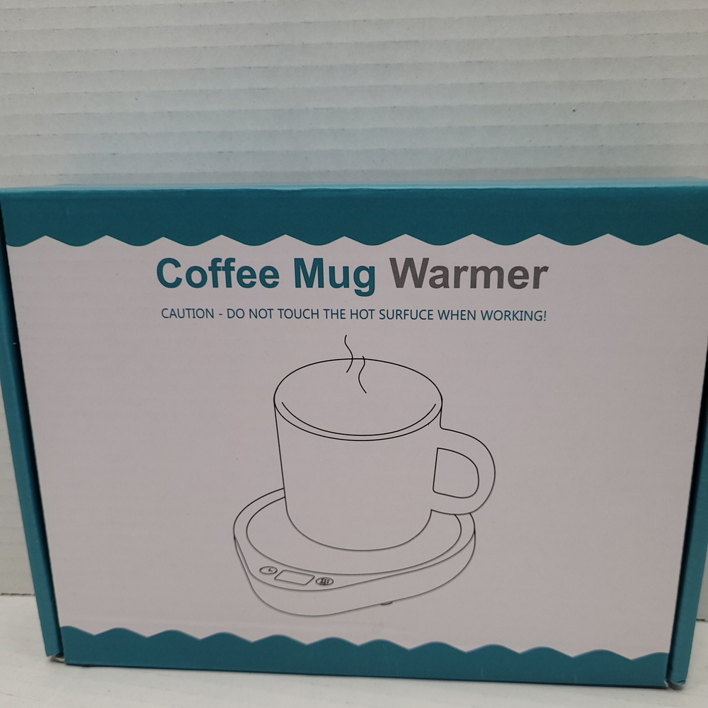 Electric Coffee Mug Warmer Heating Plate in White NIB